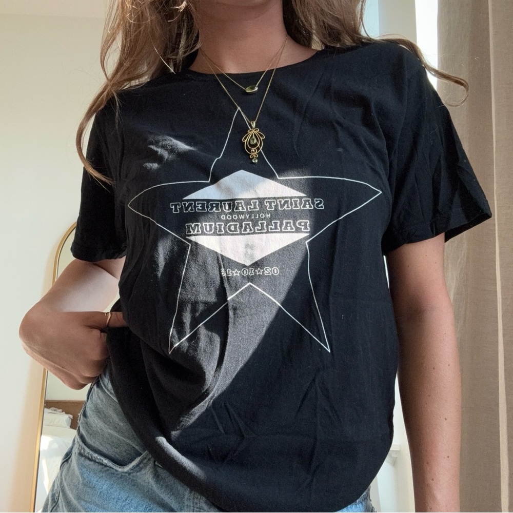 Saint Laurent Black Tee - Picture 4 of 6